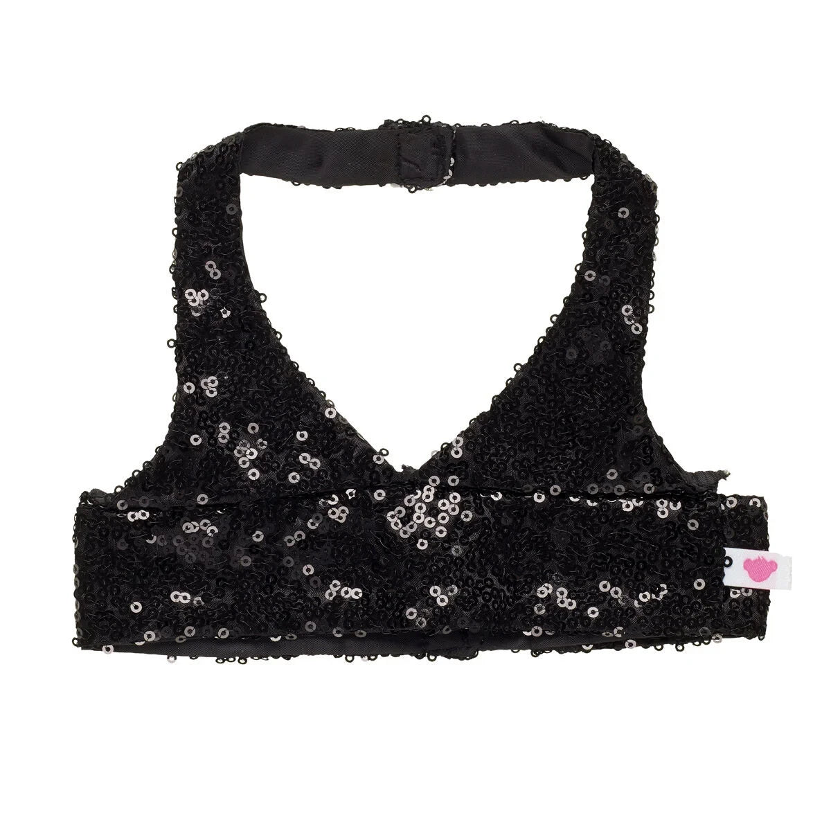 Black Sequin Halter Tank for Plush Toys | Build-A-Bear® - US 0395