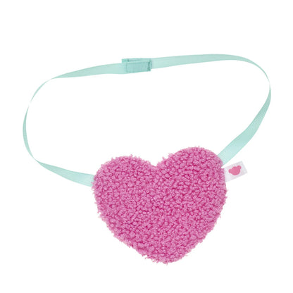 Pink Sherpa Heart Crossbody Bag - US 7397