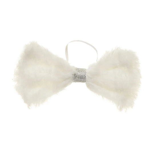 Fuzzy White Bow for Stuffed Animals | Build-A-Bear Workshop® - US 5721