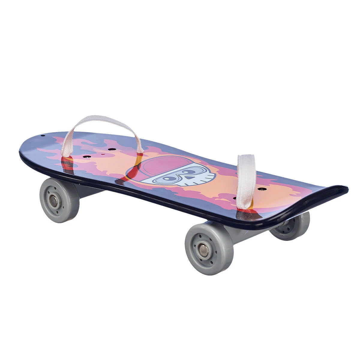 Black Skull and Flames Skateboard for Stuffed Animals | Build-A-Bear® - US 0793
